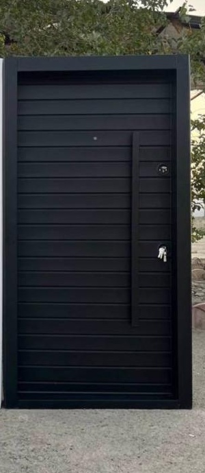 درب ضدسرقت روکش فلز ونگه افقی قفل تیپ ترک 