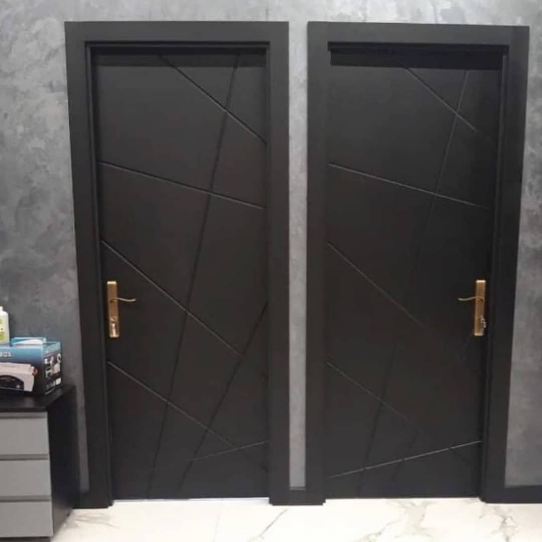 درب اتاق و سرویس زیر کار 5میل رنگ شده کد H120