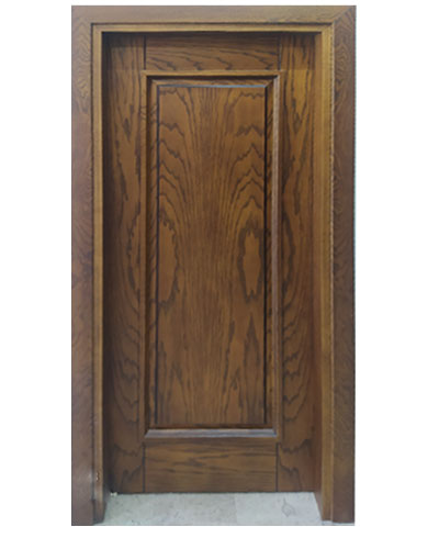 درب اتاق و سرویس روکش بلوط برجسته رنگ شده H110