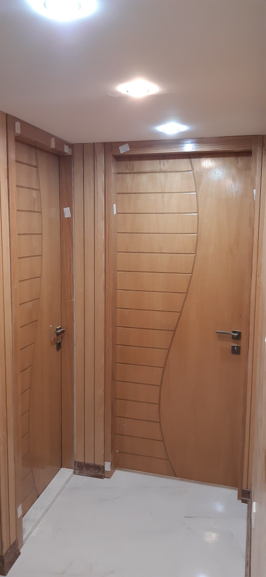 درب اتاق و سرویس روکش بلوط H101 رنگ شده
