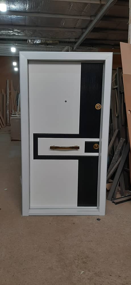 درب ضدسرقت قاب تسبیحی سفید سیاه  قفل ترک ضددیلم 