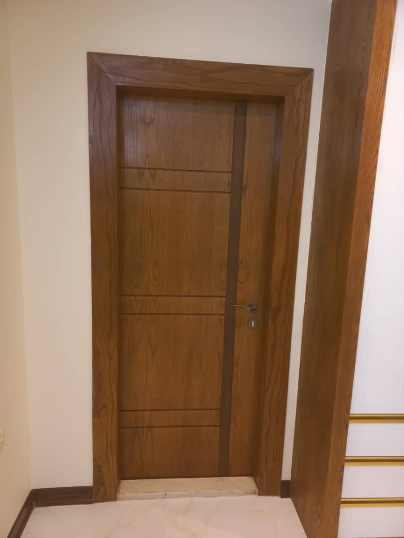 درب اتاق و سرویس روکش راش رنگ شده کد H119